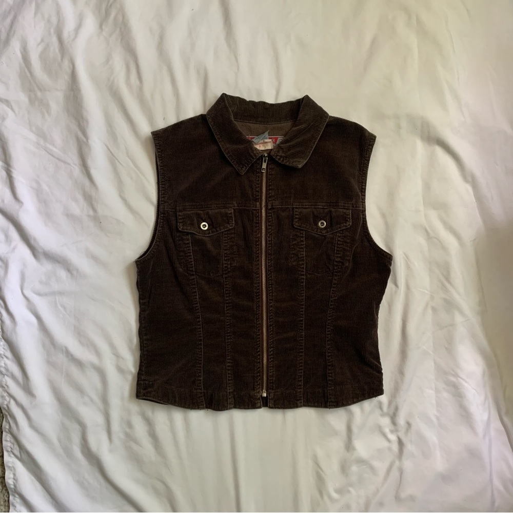 Vintage Silver Jeans Corduroy Vest